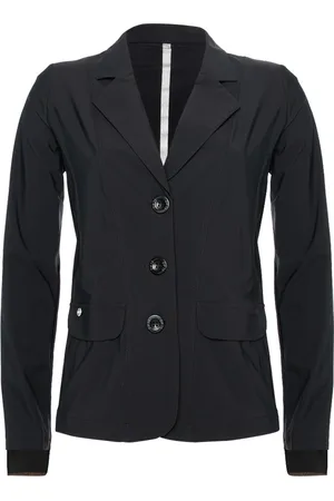 Zip73 W20/512/01/07 blazer gebreide boorden
