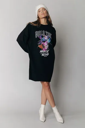 Colourful rebel World tour jurk dames loose fit