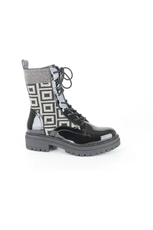 La Strada 2203696-4543 black dames veterboots sportief