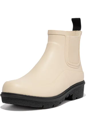 FitFlop Wonderwelly contrast-sole chelsea boots