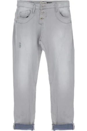 Please P78a damaged jeans grey