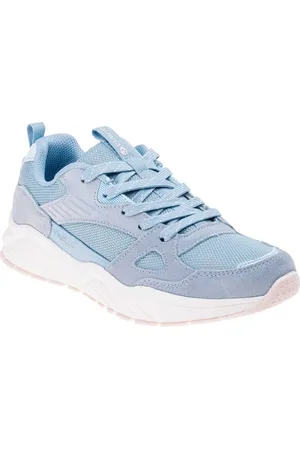 IGUANA Dames onavy leren trainers