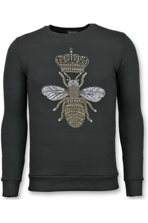 TONY BACKER Rhinestone trui master bee sweater