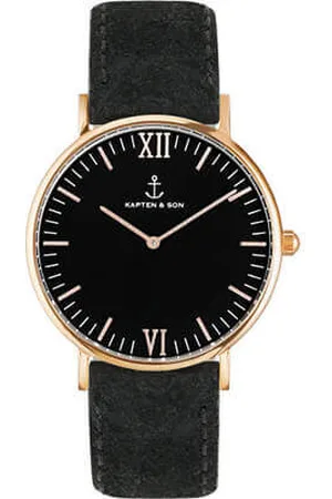 Kapten & Son Horloge all black vintage campina 4251145221522