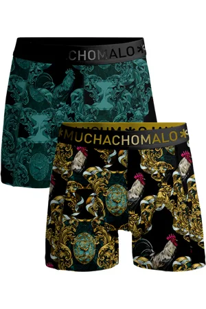 Muchachomalo Manrooster 1010-04 print/green heren boxe