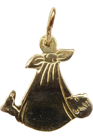 Christian 14 karaat gouden baby hanger