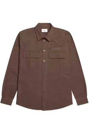 Woodbird Hoxen work shirt brown 2116-708