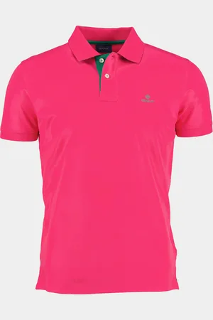 GANT Polo korte mouw contrast collar pique ss rugge 2052003/675