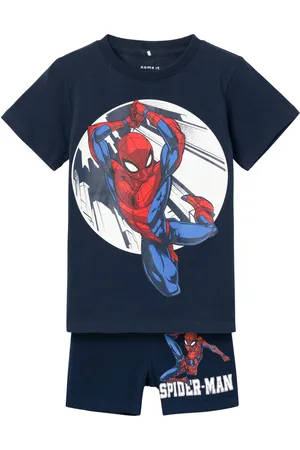 NAME IT Kinder pyjama jongens kort spiderman