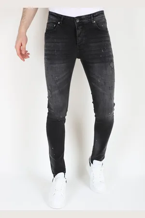 Mario Morato Slim fit stretch jeans met gaten mm113