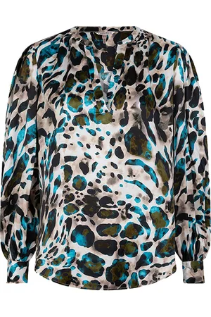 Esqualo Blouse f23-14511 animal roots