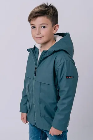 Batela Callantsoog -blauwe winter kinderregenjas