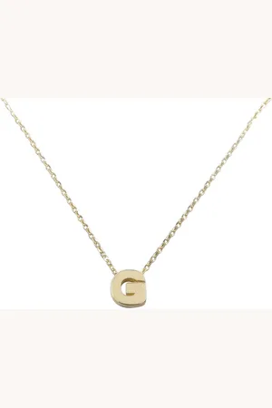 Christian Gouden ketting met g hanger