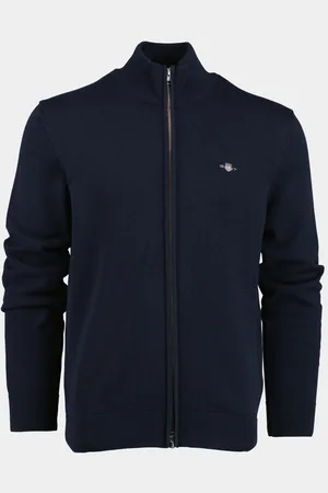GANT Vest casual cotton zip cardigan 8030164/433