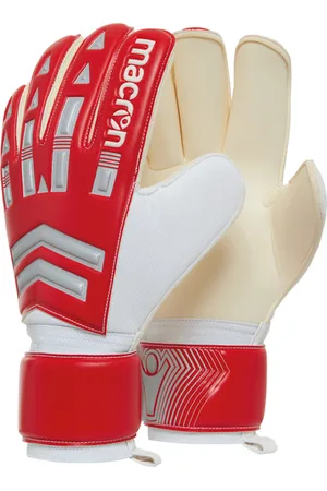 macron Octopus xf gk gloves red/wht/slv 5026077