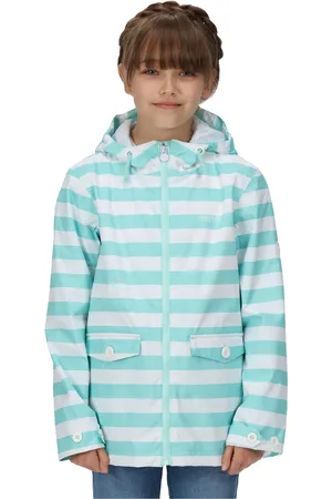 Regatta Kinderen/kinderen belladonna stripe waterdichte jas