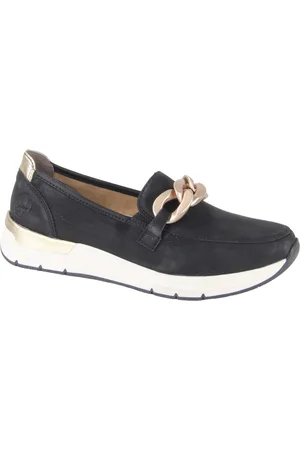 Rieker 58944-00 dames instappers sportief