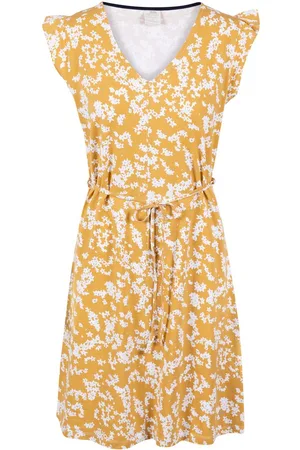 Trespass Dames holly ditsy print jurk met korte mouwen