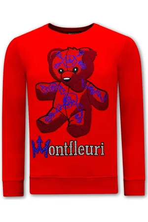 TONY BACKER Sweater met print teddy bear 3617