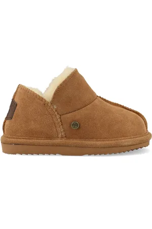 Warmbat Pantoffels willow kids wlw221025 cognac