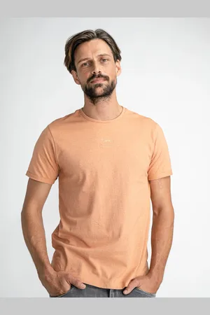 Petrol Industries Heren shirt m-1030-tsr614 2116 desert orange
