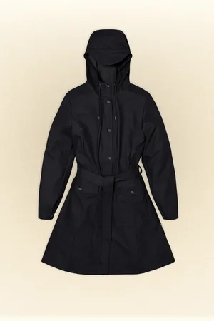 Rains 1824 belt jacket black