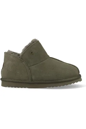 Warmbat Pantoffels willow wlw321035 olijf