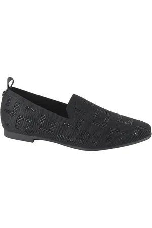 La Strada 2131884-4501 black dames instappers gekleed