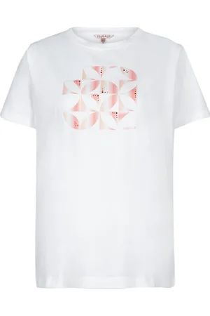 Esqualo T-shirt sp24-05019 offwite/cantaloupe