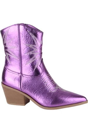 La Strada 2203459-1036 purple dames enkellaarzen sportief