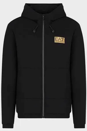 EA7 Vest sweatshirt w23 zwart