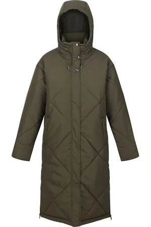 Regatta Dames cambrie gewatteerde longline jas