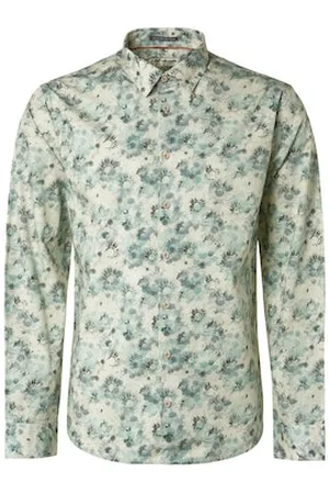 No Excess 23430124 shirt stretch allover printed