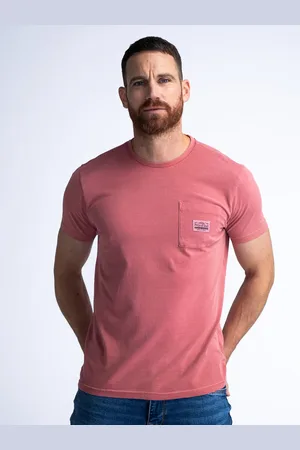 Petrol Industries Heren t-shirt m-1040-tsr639 3166 red brick