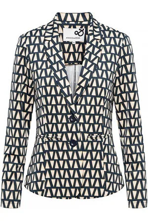 &Co Woman &co women blazer dakota triangle denim