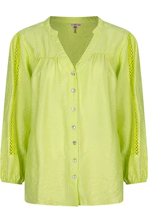 Esqualo Blouse sp24-15015 lime