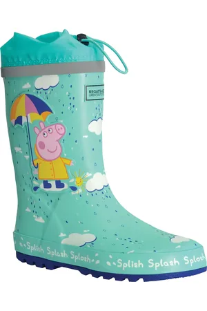 Regatta Kinder/kinder peppa pig splash square wellington boots