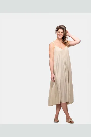 MUCHO GUSTO Jurk madeira lurex