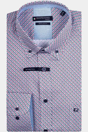 Giordano Casual hemd korte mouw league graphic circle print 416016/30
