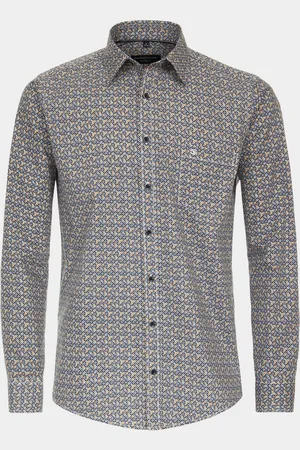 Casa Moda Casual hemd lange mouw kent casual fit 444196100/500