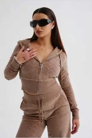 Juicy Couture Maria monogram hoodie