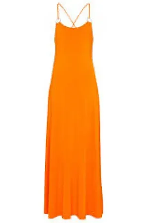 Max Mara Cremona orange jesey dress