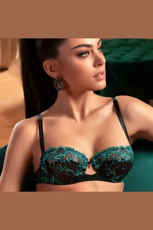 Lise Charmel Secrète emeraude soutien-gorge corbeille