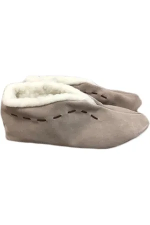 Bernardino Spaanse sloffen donker 100% wol
