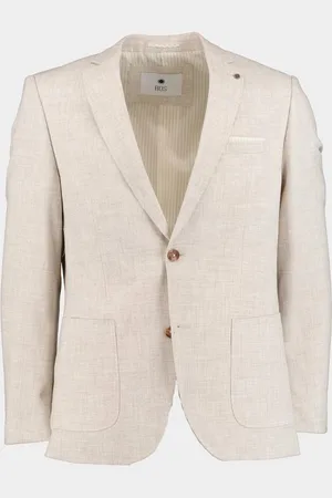 Bos Bright Blue Colbert leek jacket drop 7,5 241037le56bo/820 sand