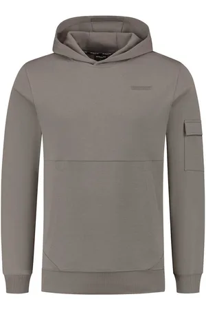 Ballin Trui hoodie badge w23 taupe
