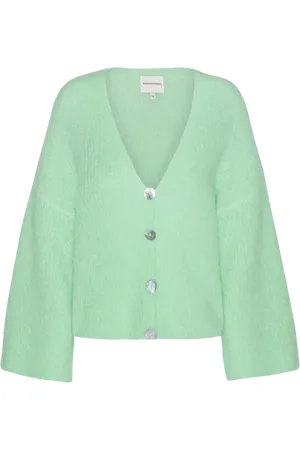 American Dreams Sandra oversized cardigan mint green