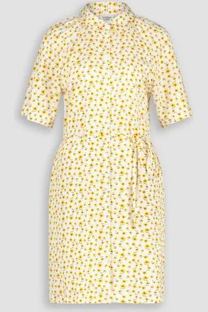 ANOTHER LABEL Coco flower dress sunflower