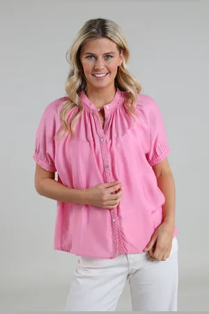 NUKUS Alaina blouse pink