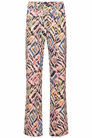 Red Button &co women broek tamara multi ikat flamingo